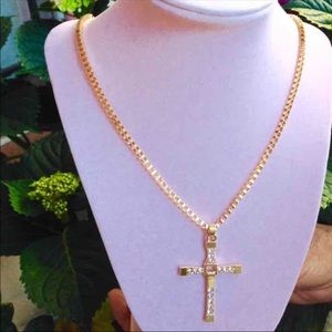 New gold necklace